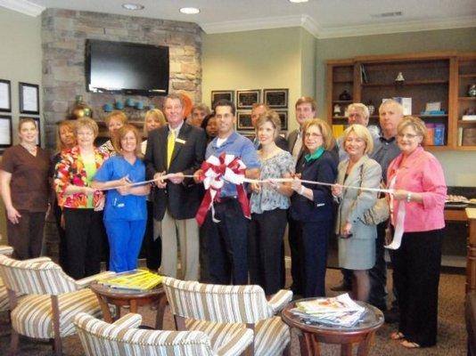 Team Cutting The Ribbon — Rogers, AR — Ozark Comprehensive Dentistry