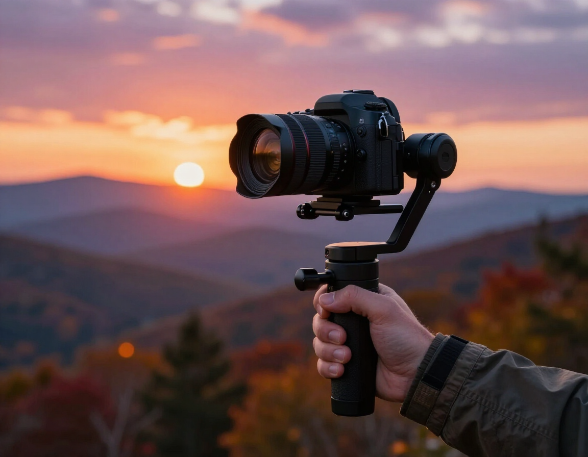 Gimbal used in scenic location