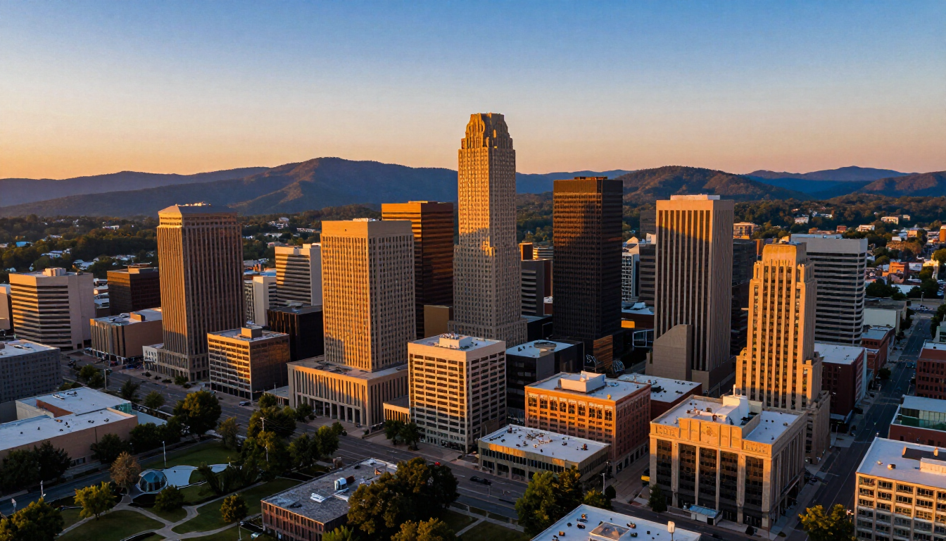 Professional drone operator in Asheville NC