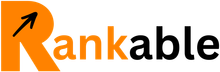 Rankable logo with an upward-pointing arrow in the orange 