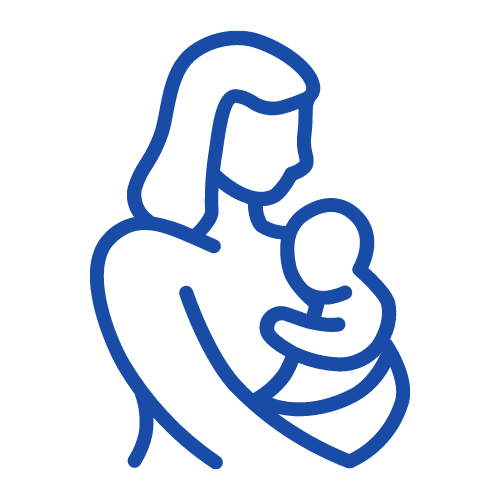 Mother and baby graphic