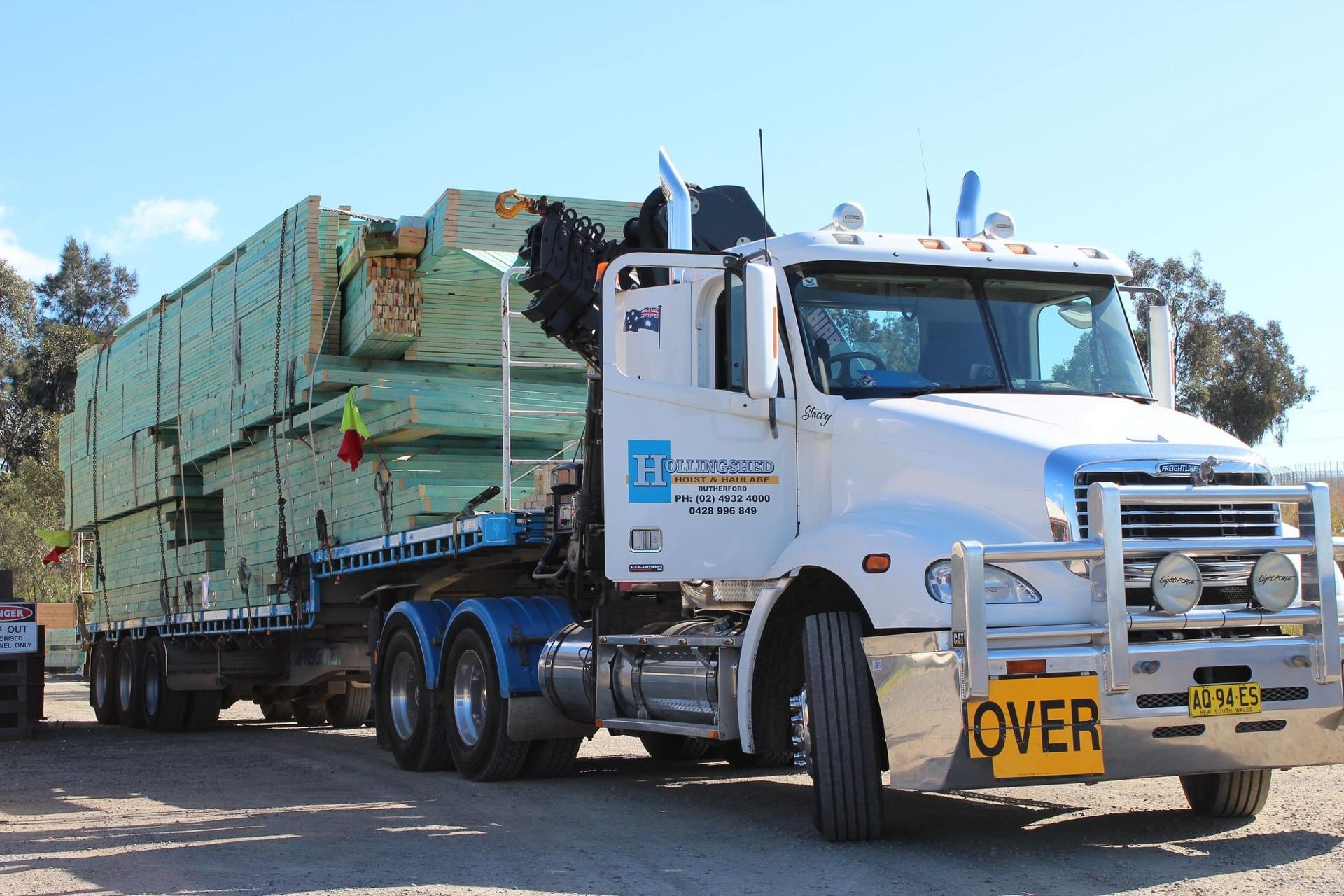 Timber Products on a Delivery Truck | Thornton, Nsw | Hunter Frame & Truss