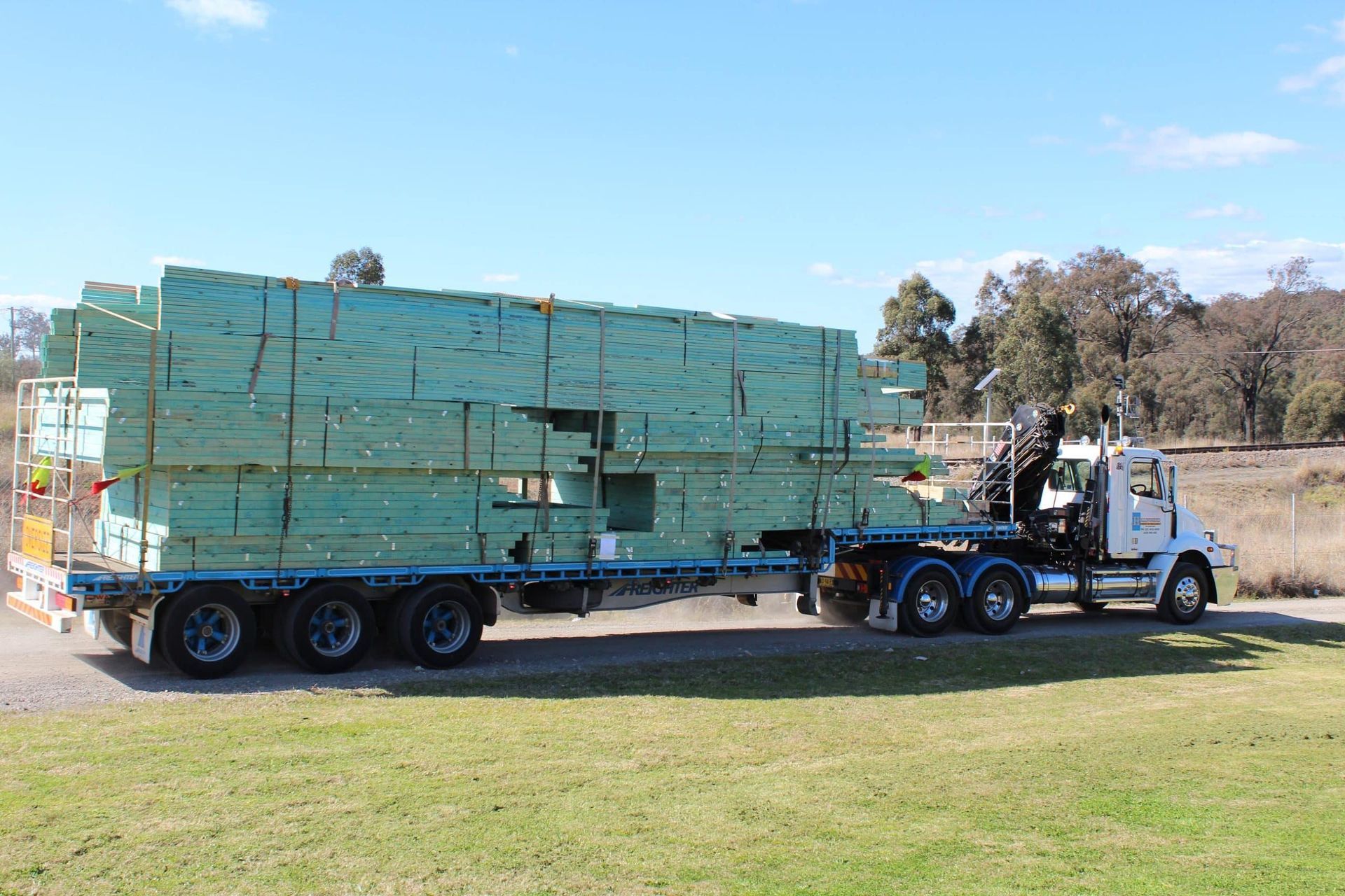 Delivery Vehicle Loaded with Lumber | Thornton, Nsw | Hunter Frame & Truss