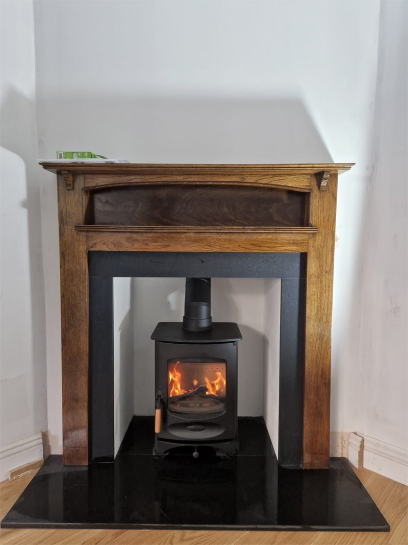 log burner lymington