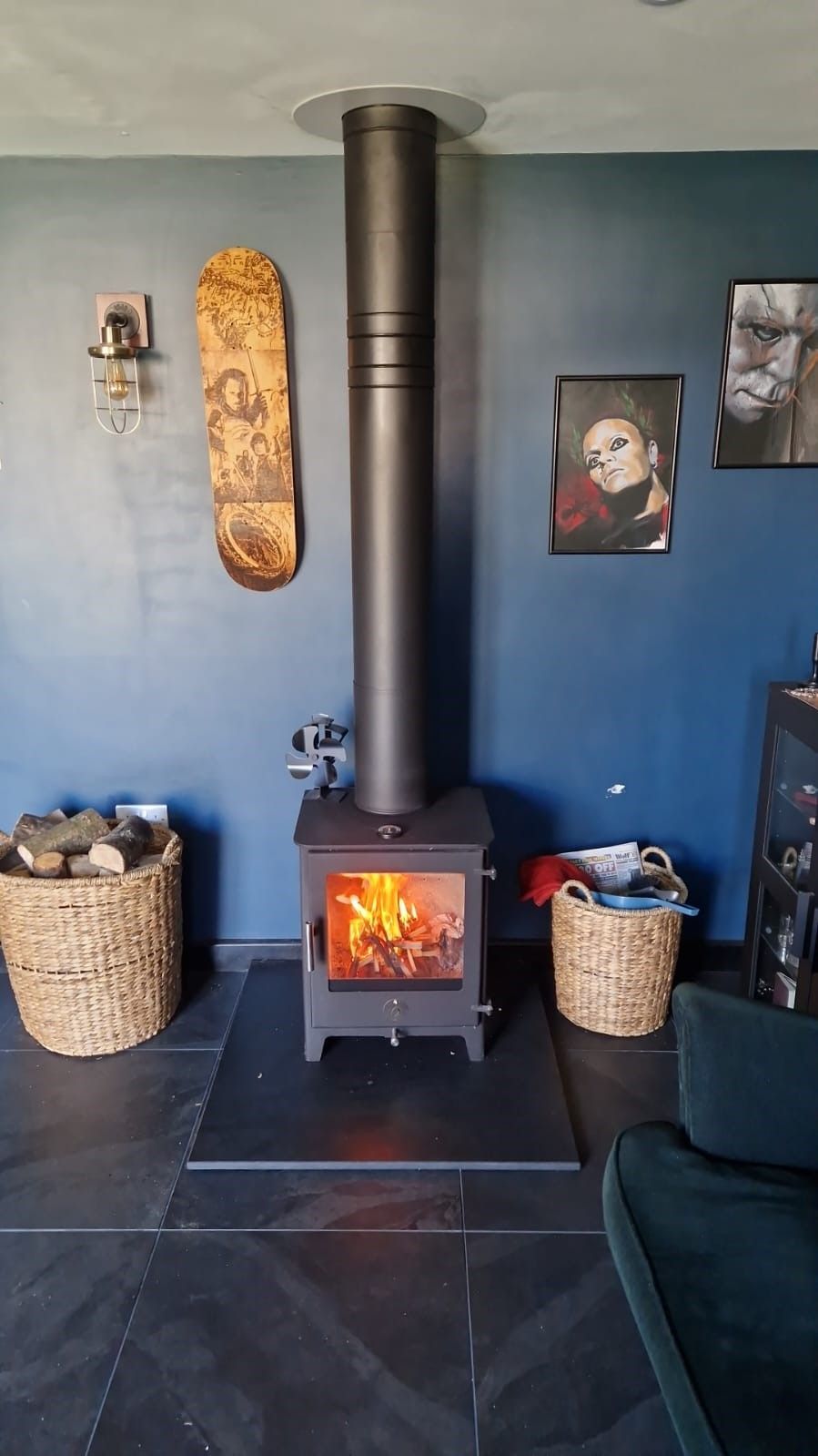 wood burner installation new forest