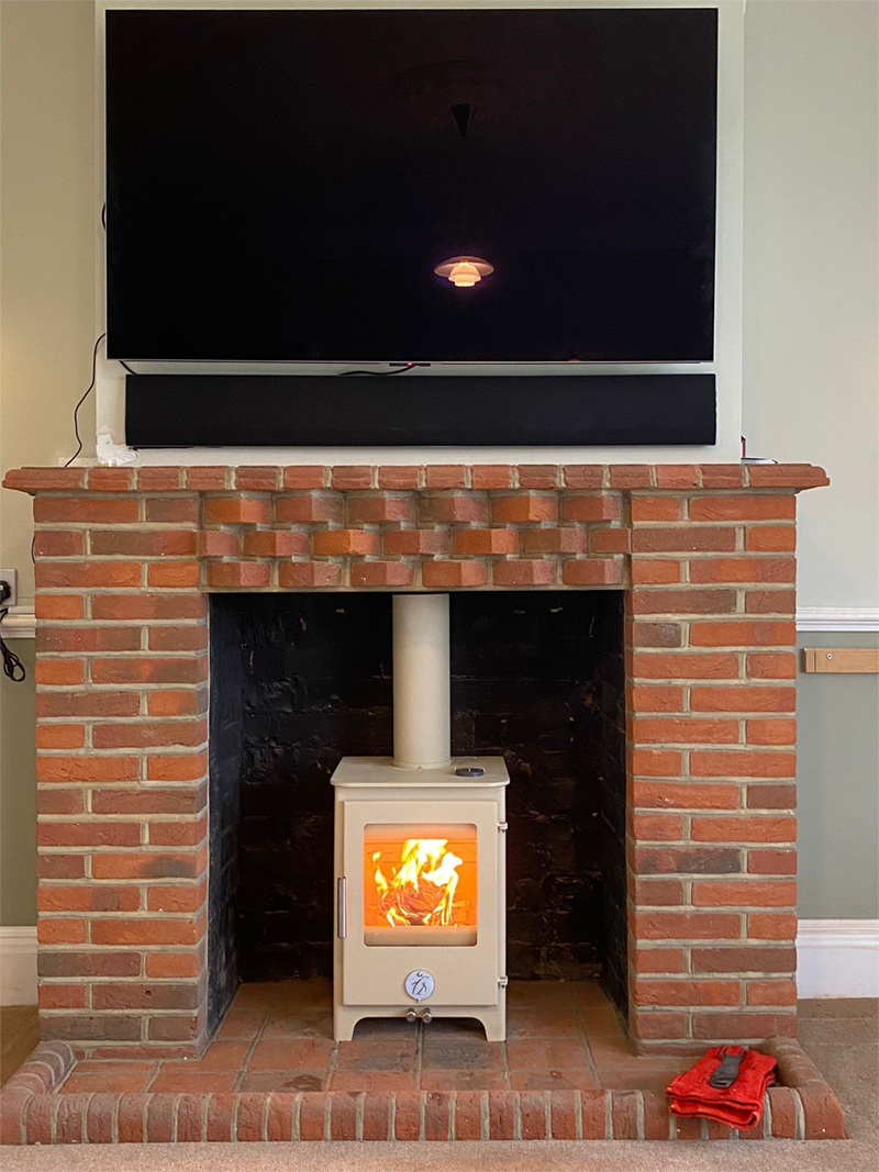 new woodburner