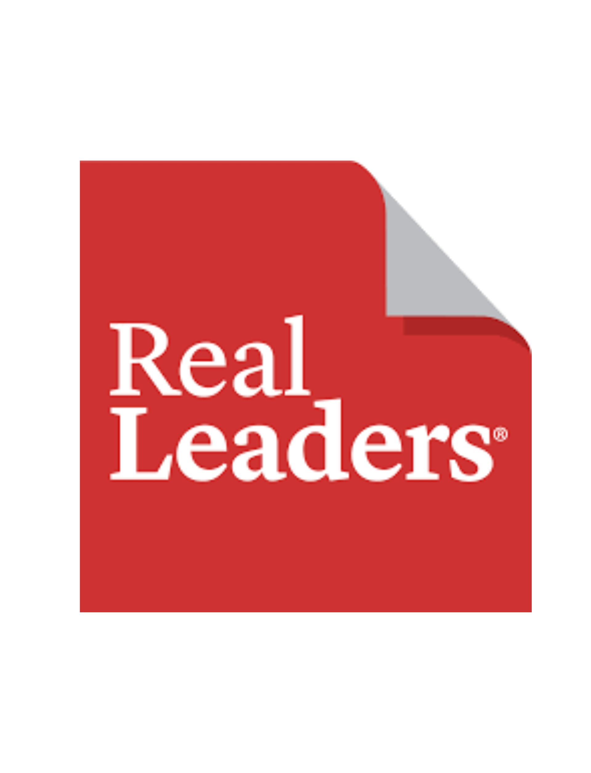 Blue circle with a white stylized 