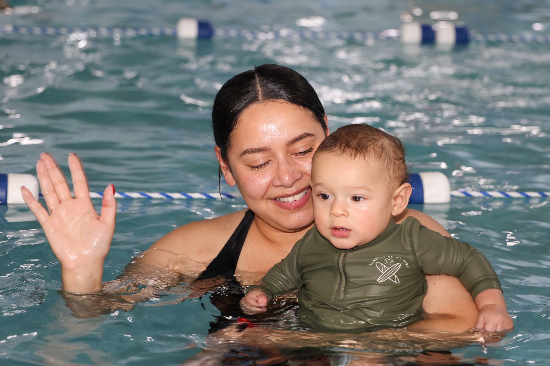 Photo of a Kid Swimming