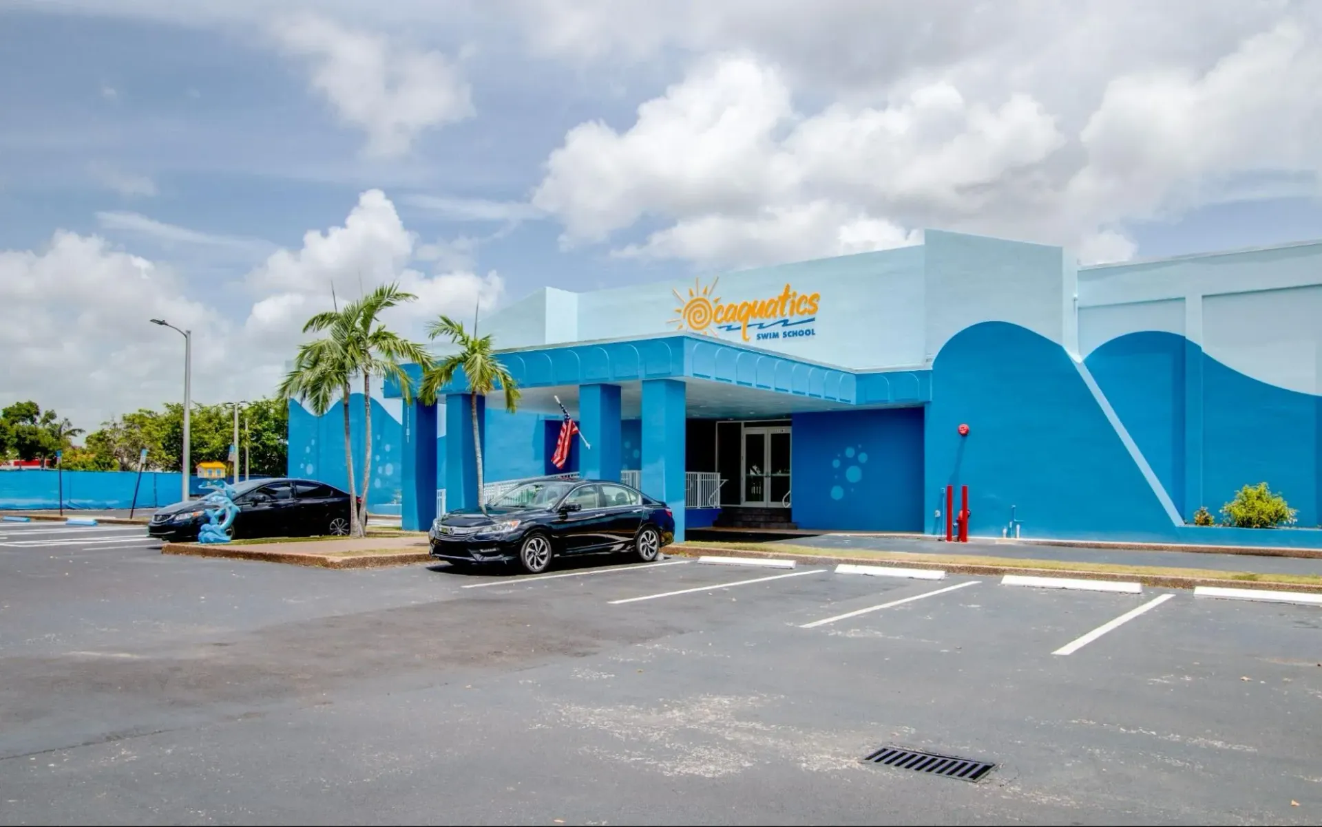 escuela de natación para niños.