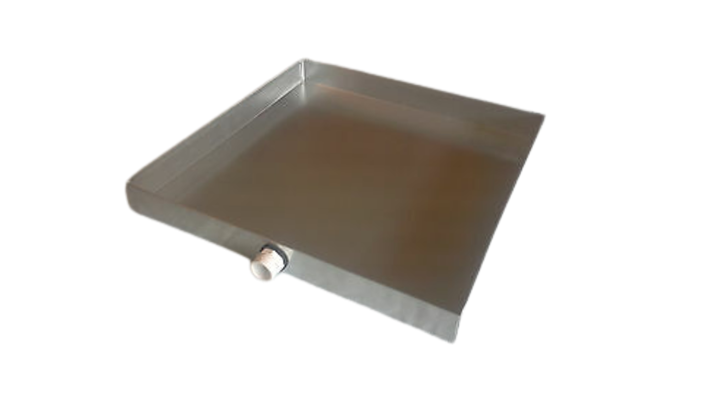 A close up of a brushed stainless steel surface.