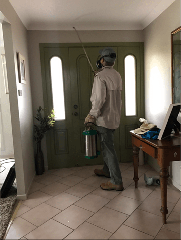 Pest Control beside the door — Yamba Pest Control in Yamba, NSW