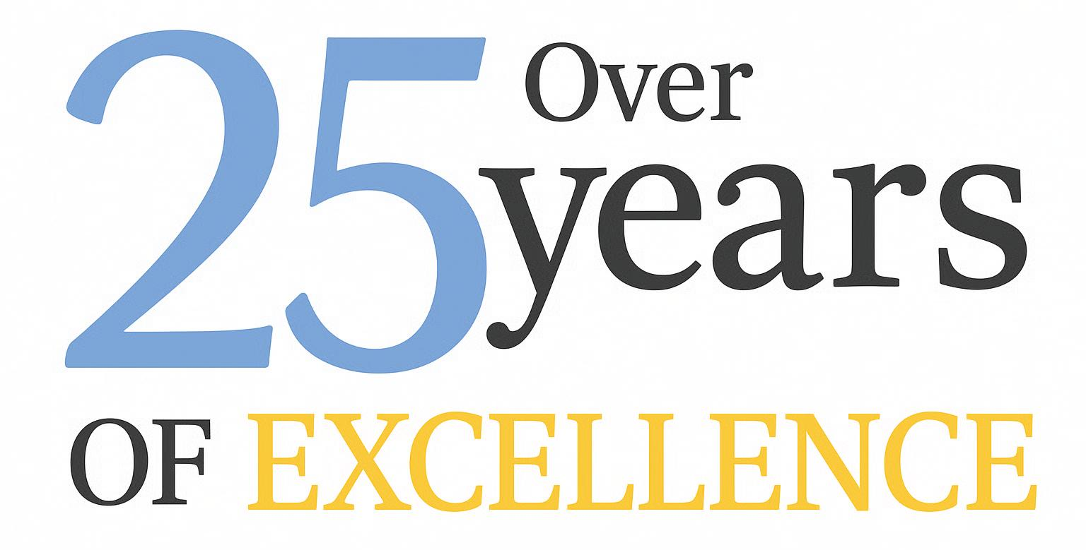 Over 20 Years of Excellence