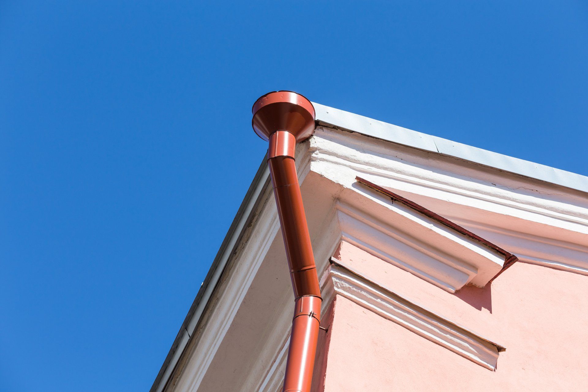 Rain Gutter On House — Annapolis, MD — Charles A Pastrana & Sons, Inc.