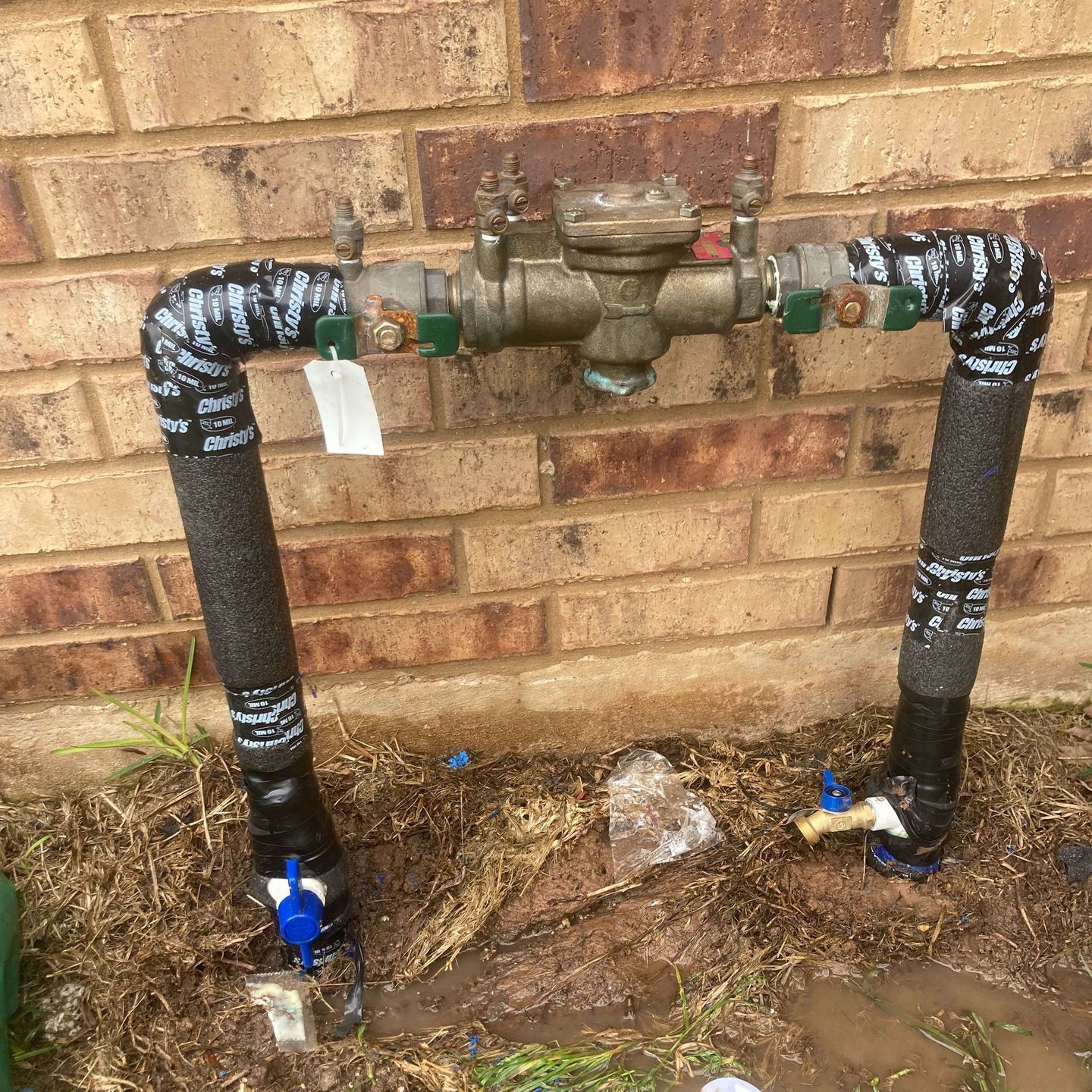 Newly Installed Backflow Prevention Device