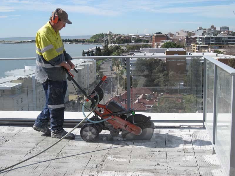 using the hand saw