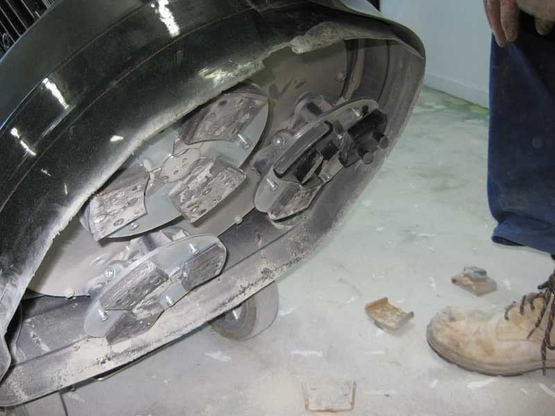 floor polisher bottom