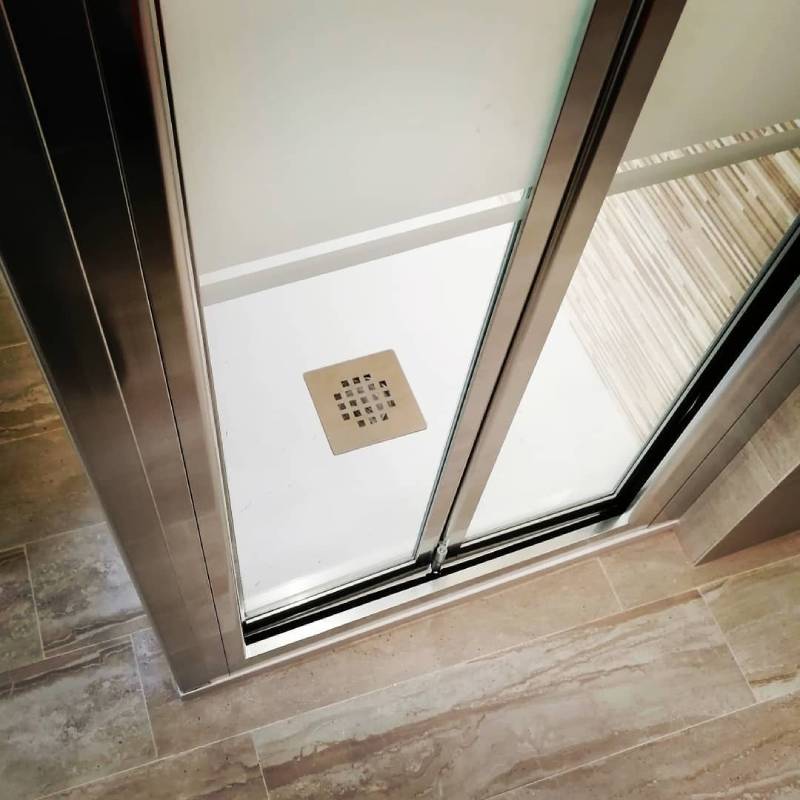 Box doccia piatto bianco