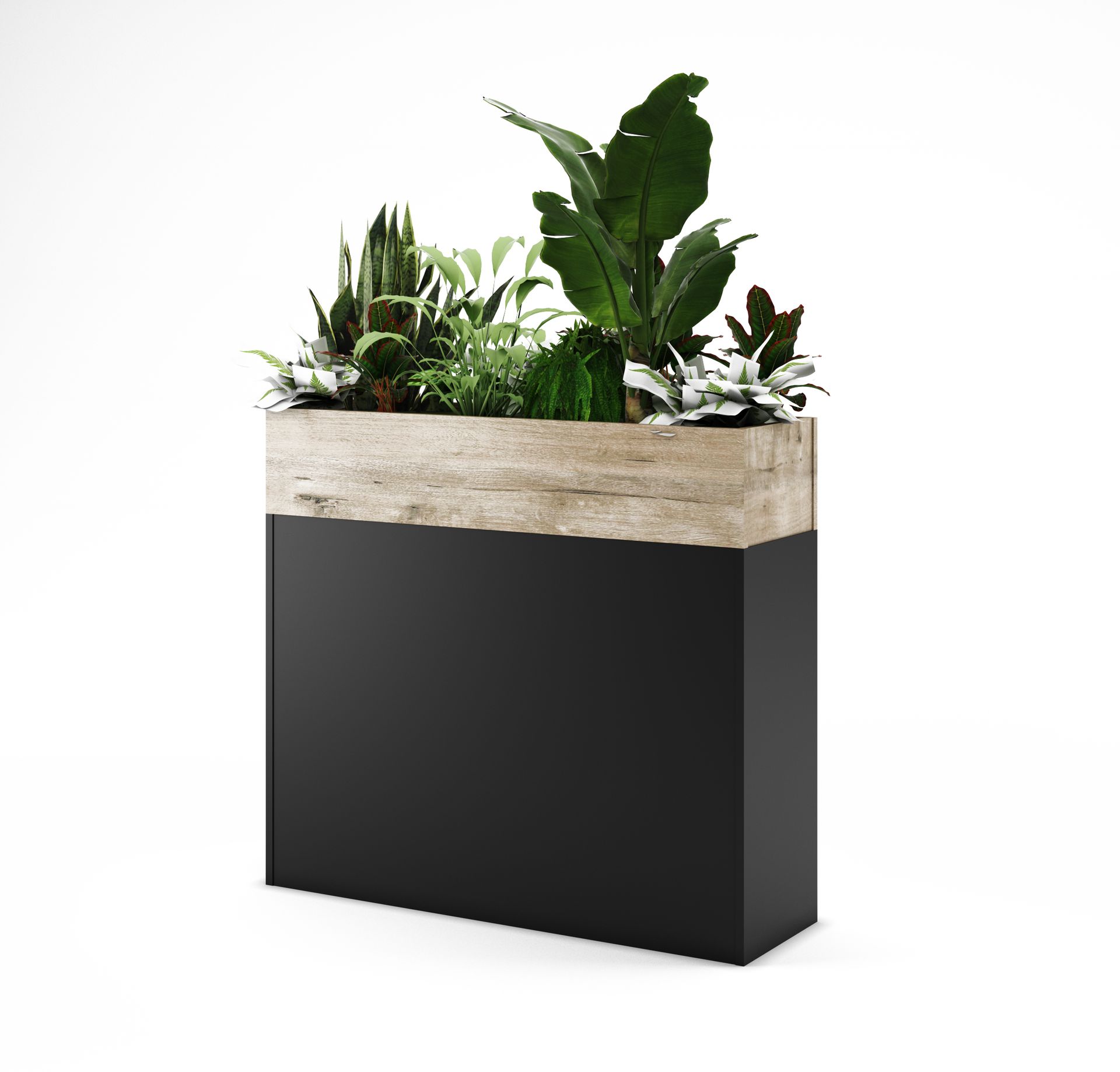 Sliding Door with Planter Box