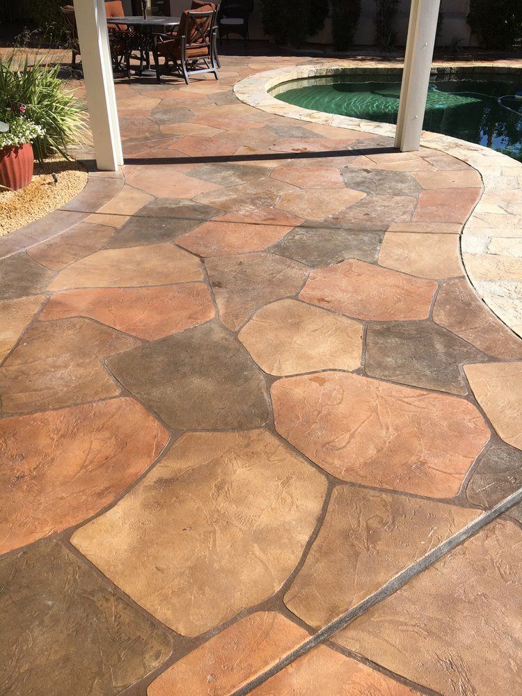 Stamped concrete