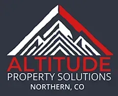 Logo: White and red mountain design, “ALTITUDE PROPERTY SOLUTIONS NORTHERN, CO” on a dark gray background.