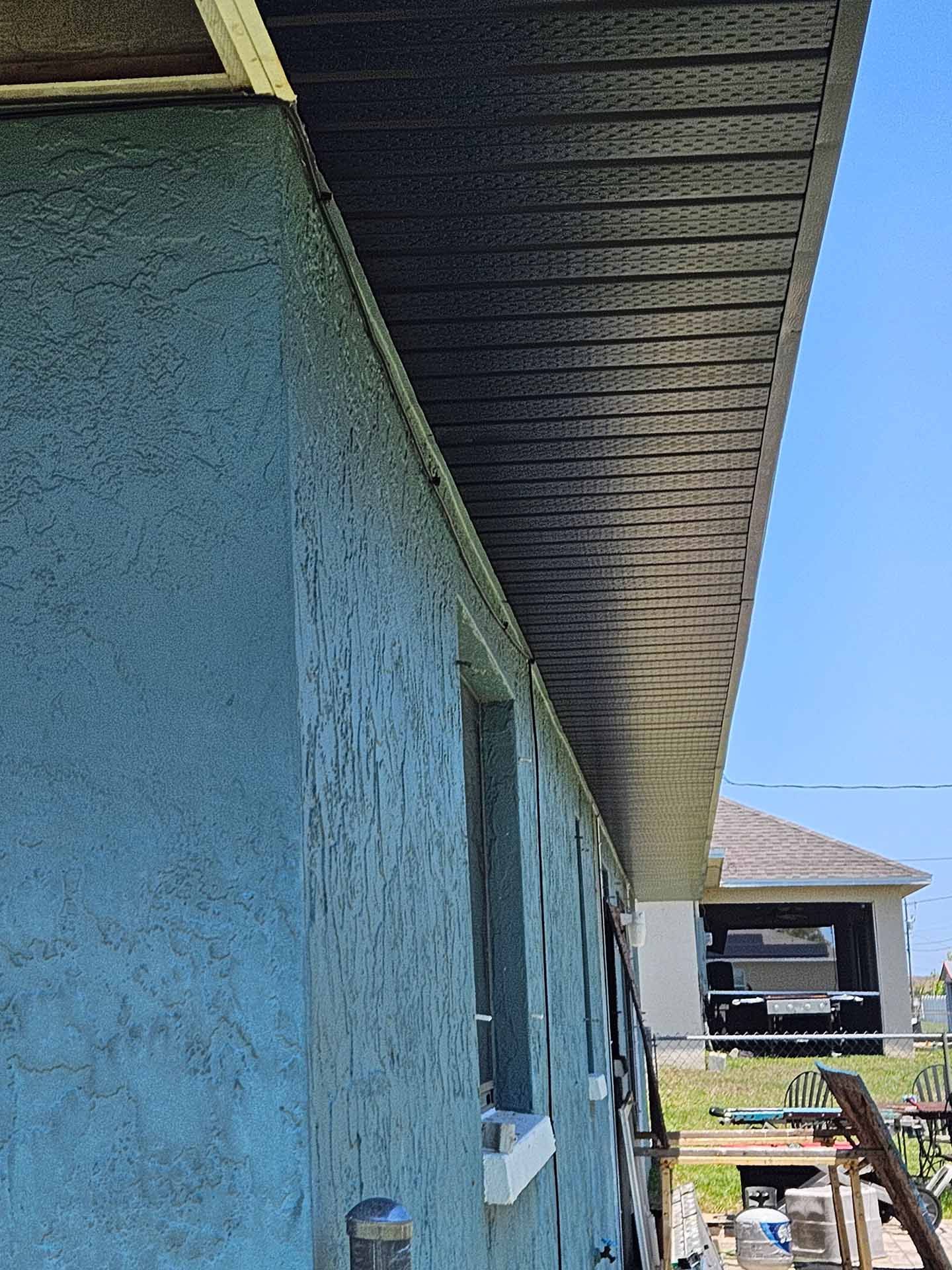 Newly installed soffit and fascia — St. Cloud, FL — MJ’s Home Solutions LLC