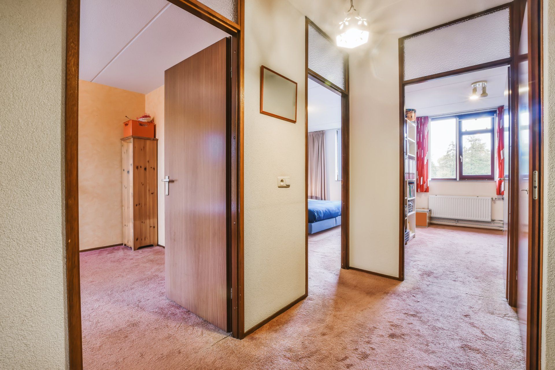 corridor with carpet