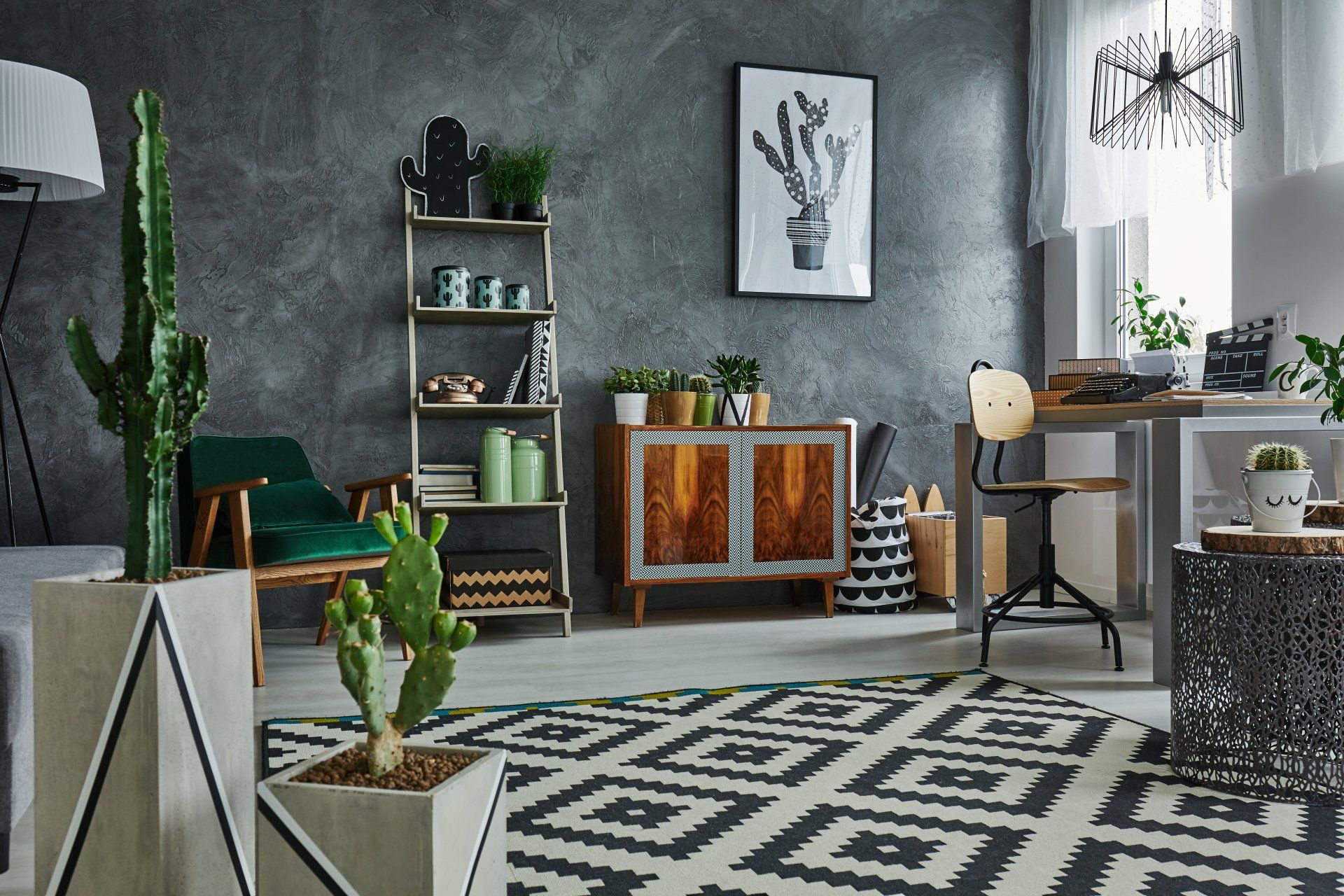 apartment with large carpet