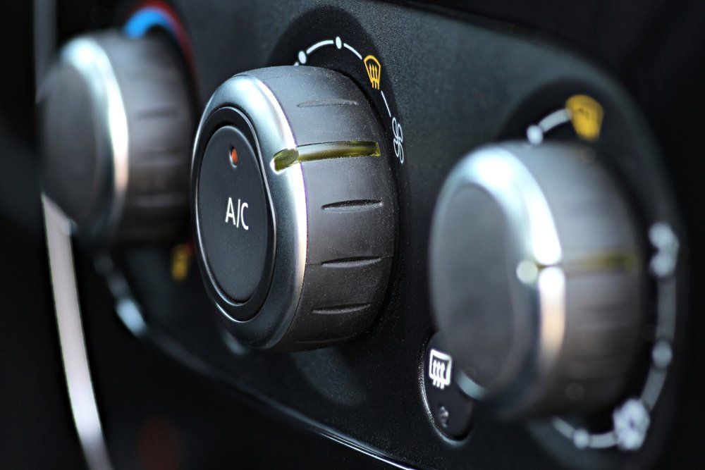 Air Condition Button Inside a Car — Gallery in Tolga QLD