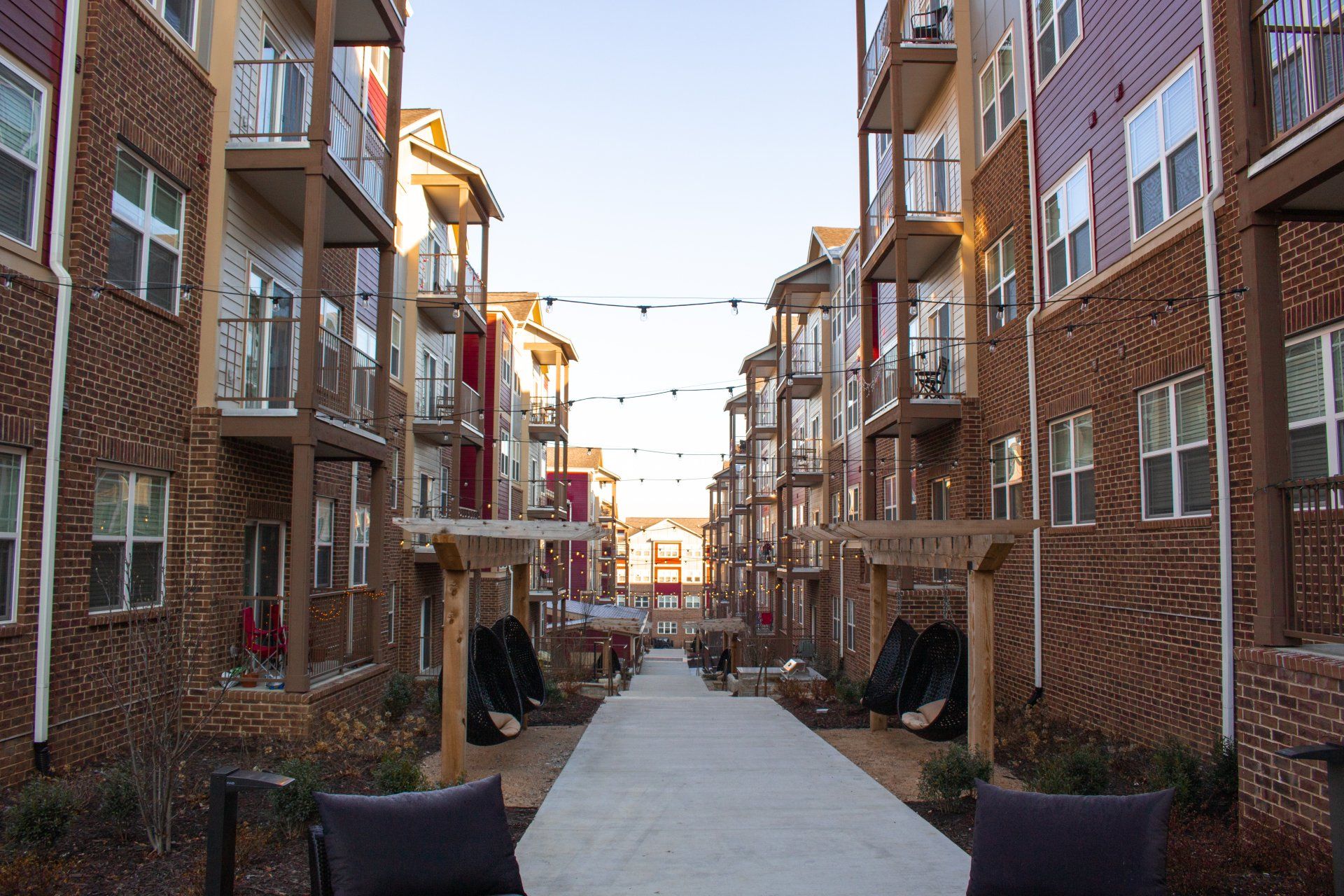 the avenue apartment complex in NWA