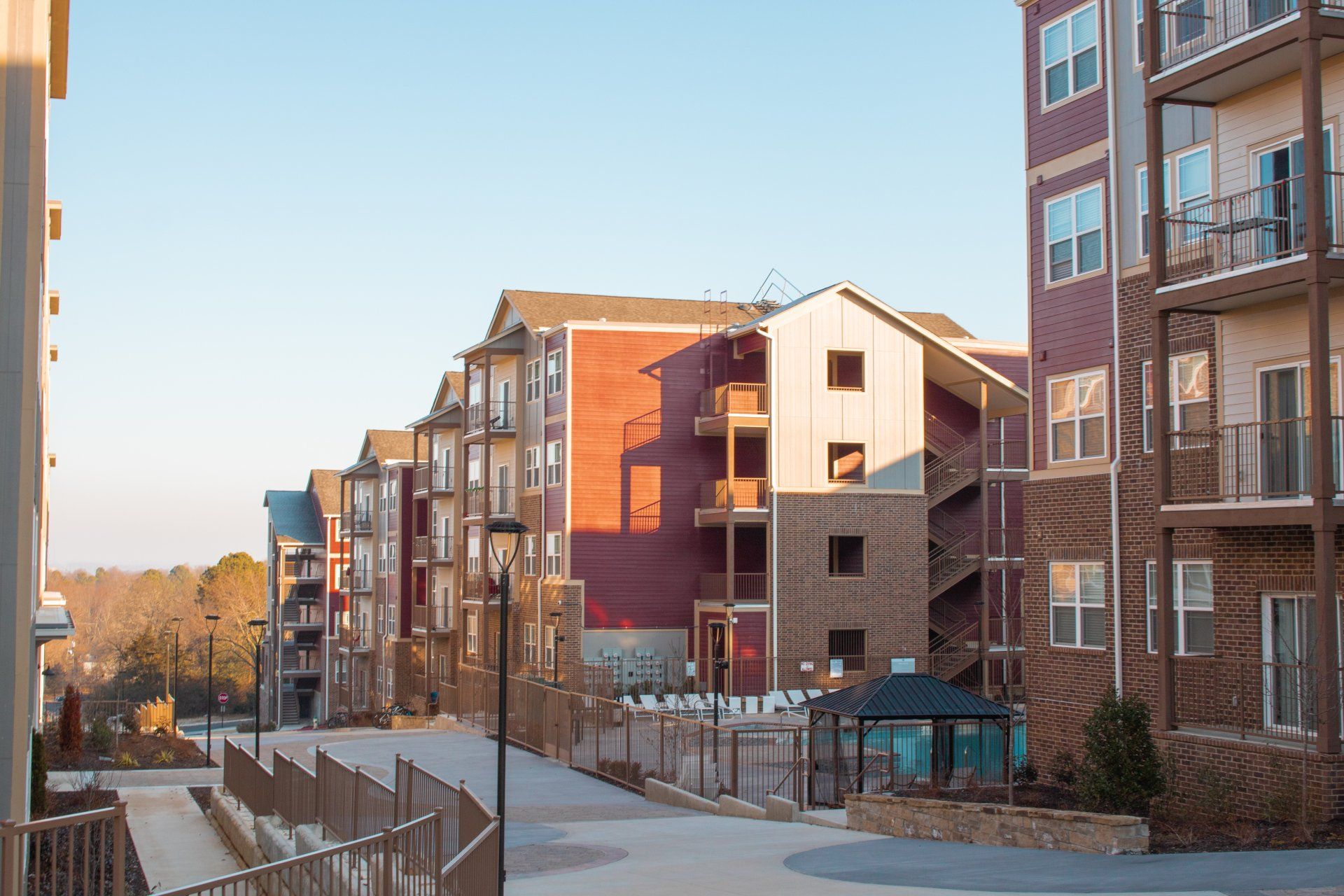 the avenue apartment complex in NWA