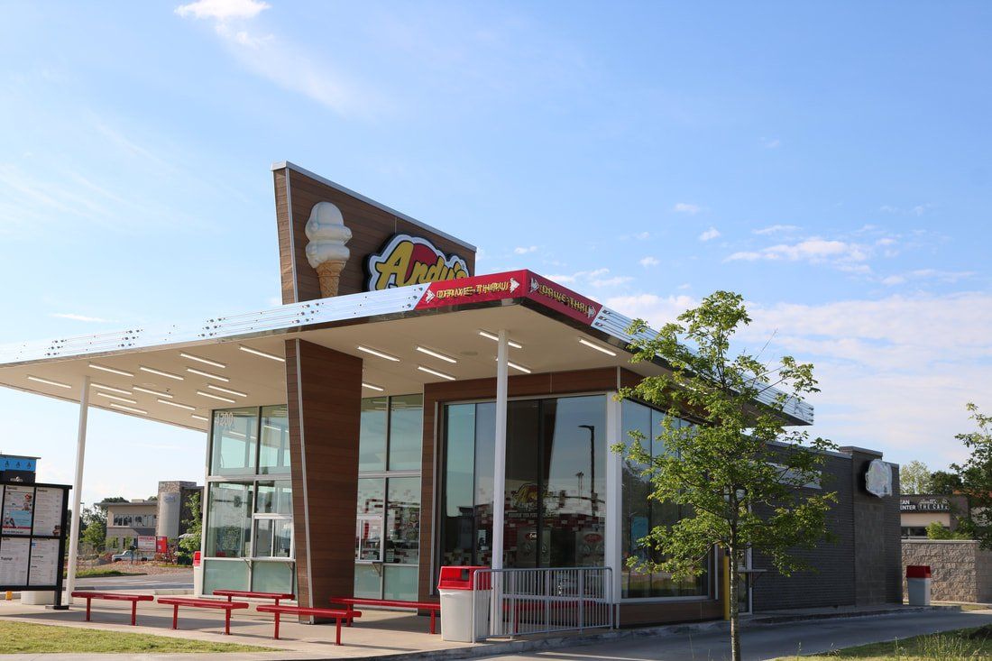 Andy's Frozen Custard EIFs in rogers Ar