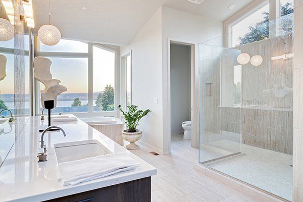 Beautiful Bathroom in Luxury Home — Thatcher, AZ — Woodside Construction, LLC