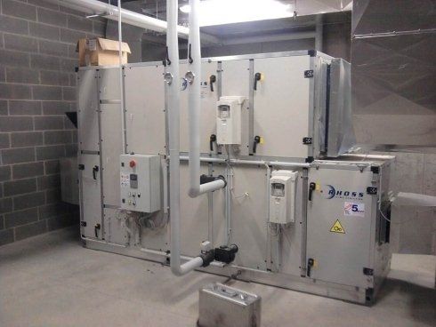 impianto per la climatizzazione industriale