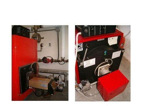 bruciatore e caldaia