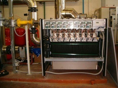 impianto con caldaia