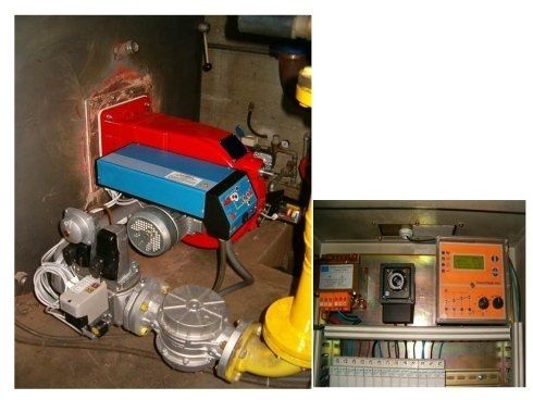 dettaglio bruciatore per termoregolazione