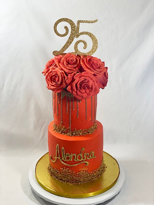 25th birthday cake austin