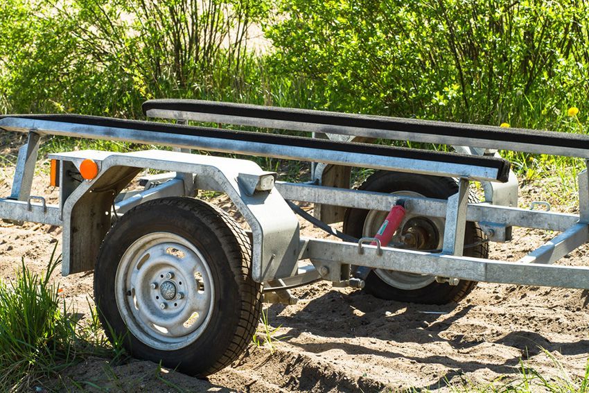 A Boat Trailer — Mackay Marine Services in Mackay, QLD