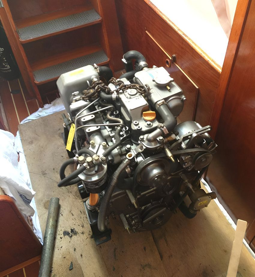 A Large Boat Engine — Mackay Marine Services in Moranbah, QLD