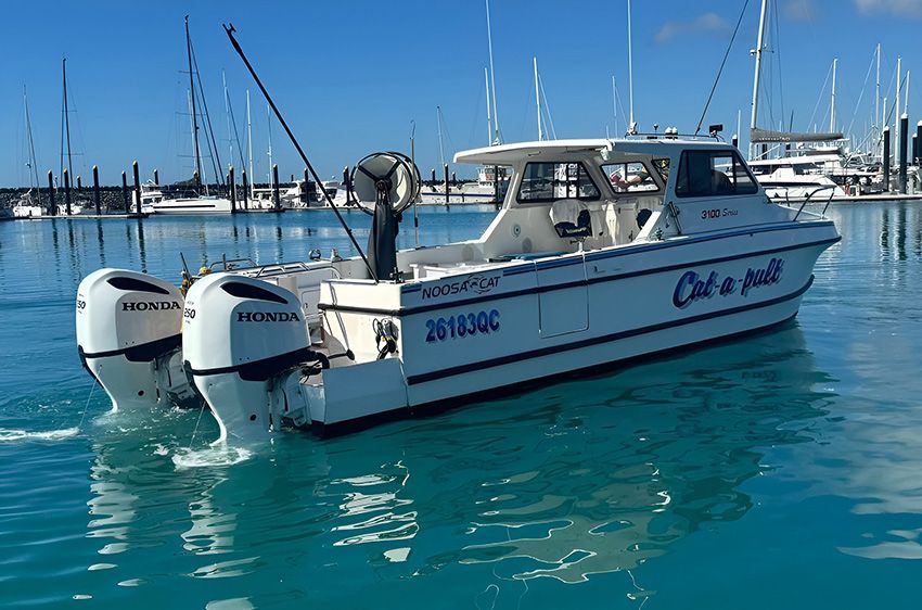 A Boat with Two Engines is On TheWater — Mackay Marine Services in Bowen, QLD