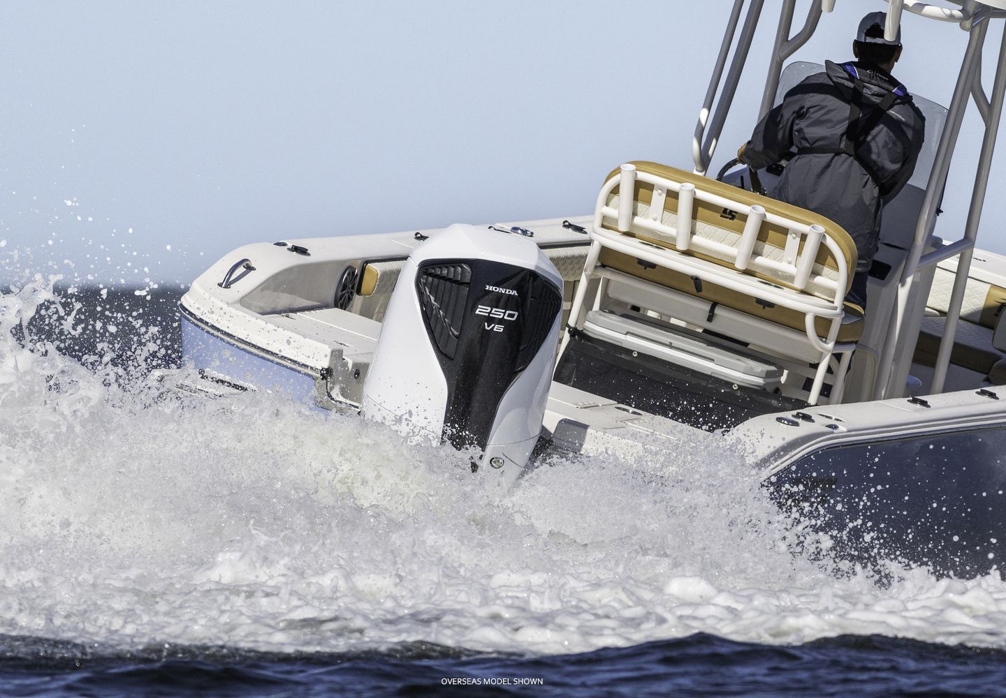 Boat Speeding on Water, Creating White Spray; Driver in the Cockpit — TJM Rockhampton in Rockhampton City, QLD