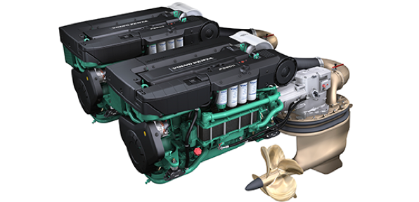 A Green Engine on the Floor in a Workshop — Mackay Marine Services in Mackay, QLD