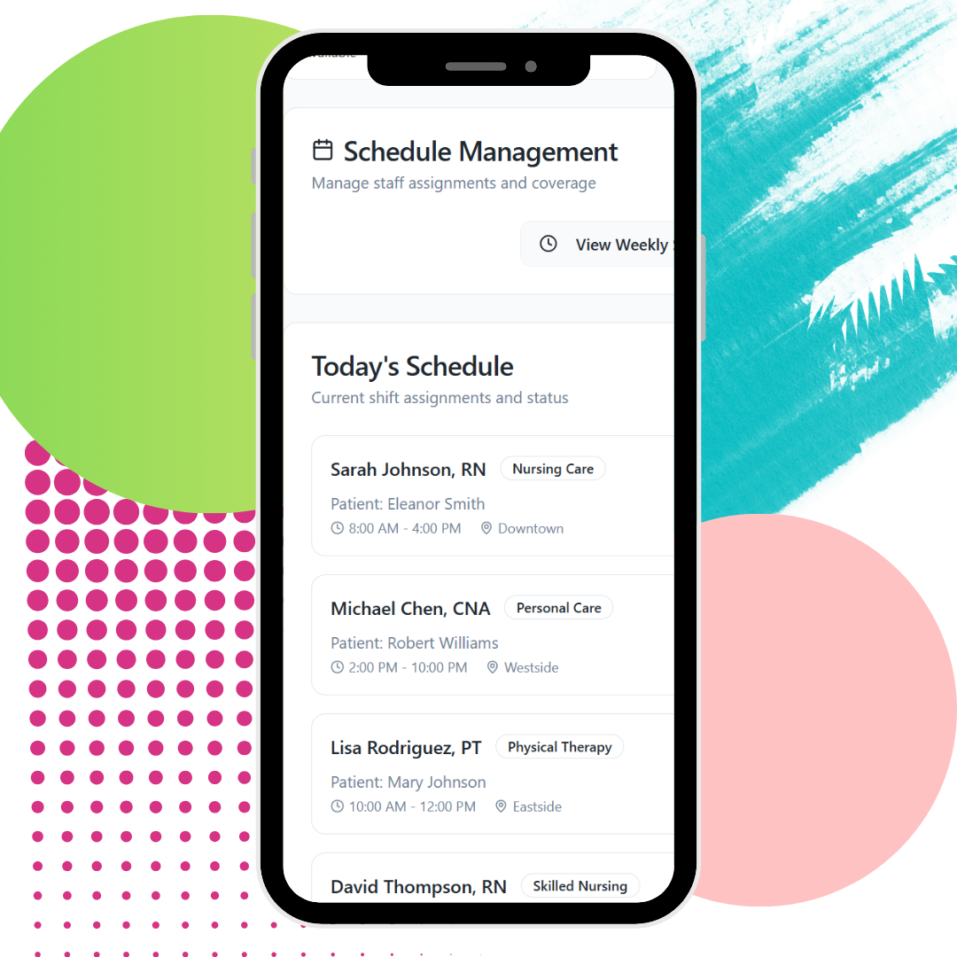 Smartphone displaying a