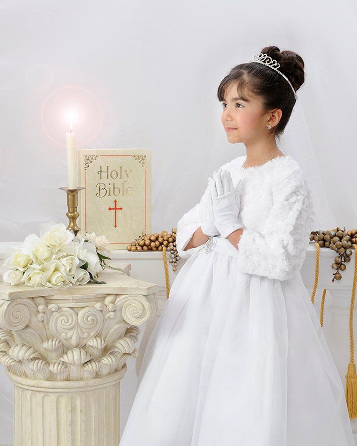 girl at communion