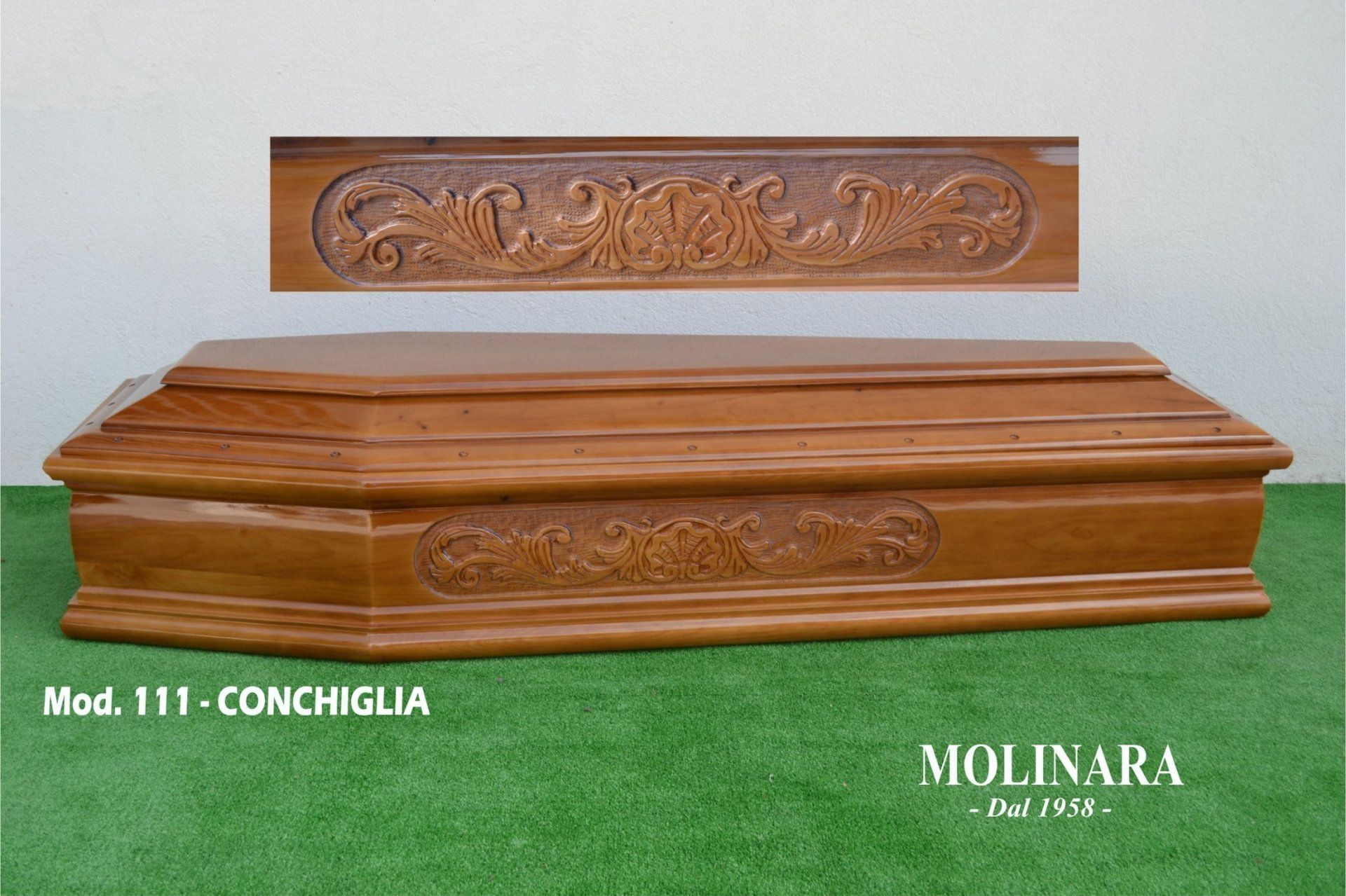 Cofano in legno modello 111 Conchiglia