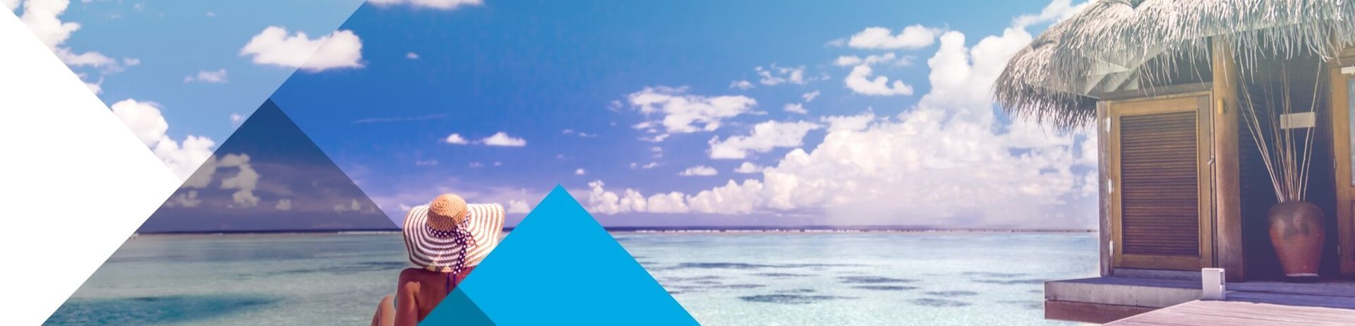 A woman is standing on a pier overlooking the ocean.
