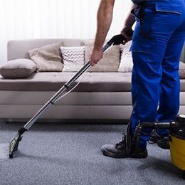 Carpet — Man Cleaning Carpet in Richmond, VA