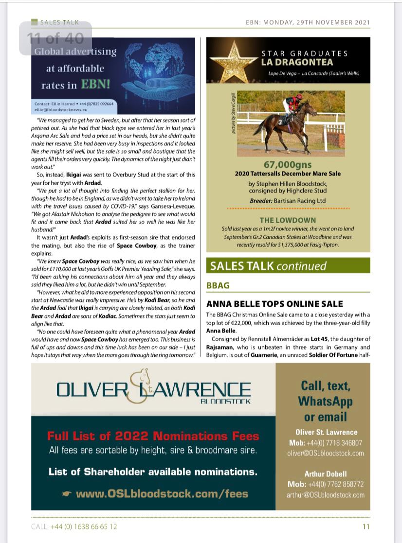 A newspaper with a picture of a horse and a rider on it.