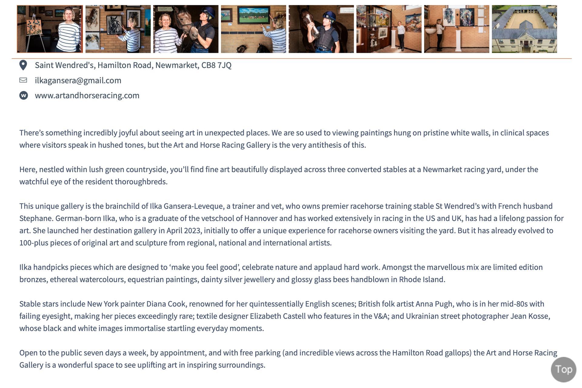 A screenshot of a website with a lot of text and pictures.