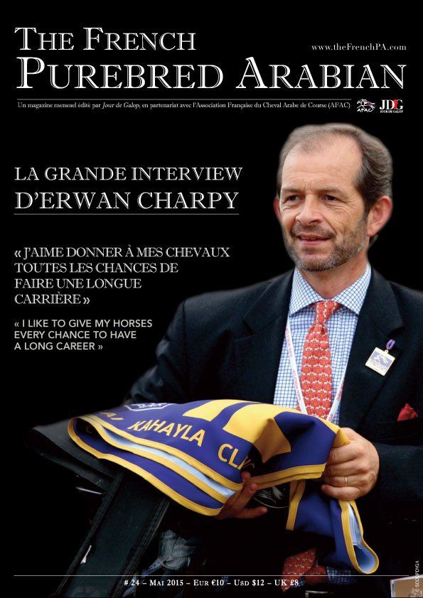 The cover of the french purebred arabian magazine